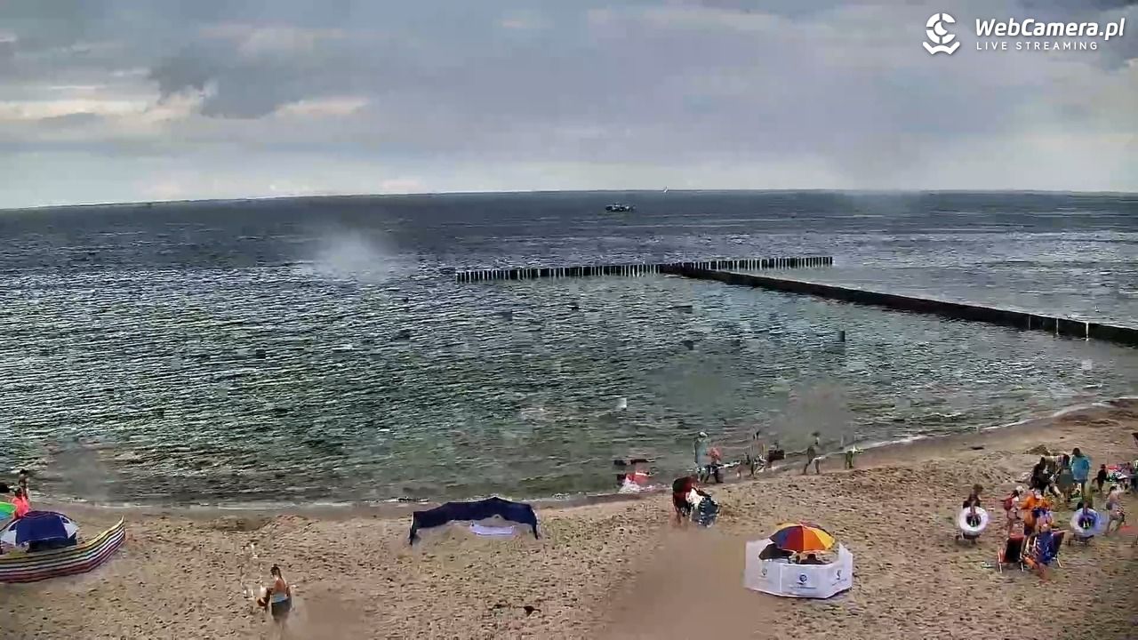 DŹWIRZYNO - widok na plażę - 06 sierpień 2026, 13:52