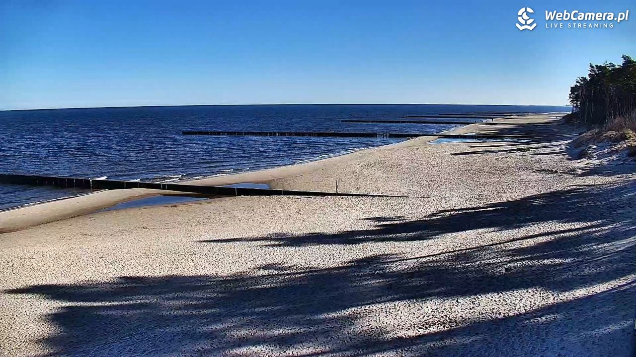 DŹWIRZYNO - widok na plażę - 21 marzec 2026, 08:49