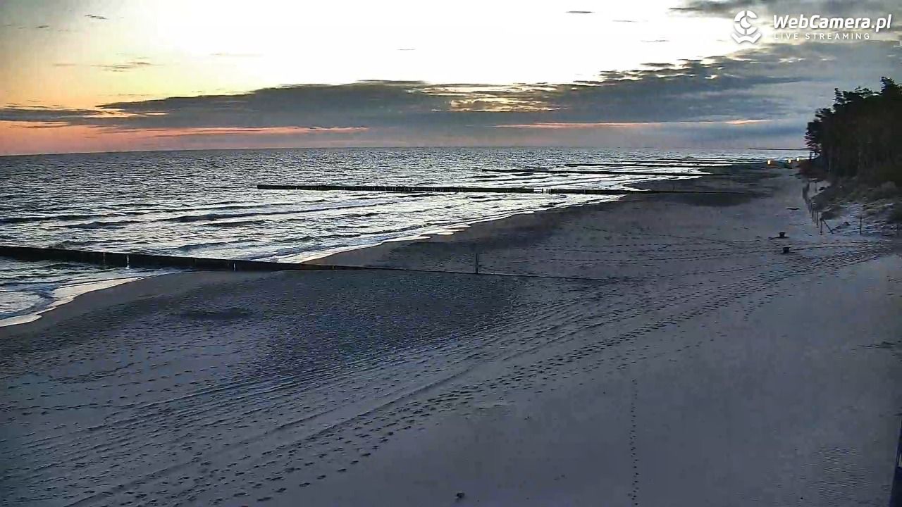 DŹWIRZYNO - widok na plażę - 09 maj 2026, 04:54