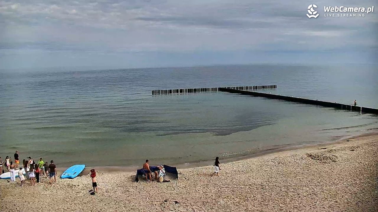 DŹWIRZYNO - widok na plażę - 06 sierpień 2026, 10:17