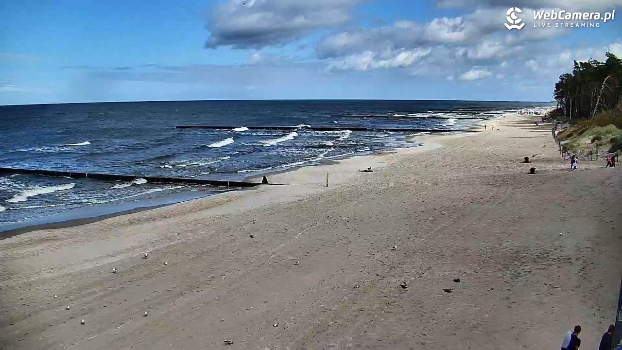 DŹWIRZYNO - widok na plażę - 20 wresień 2026, 13:17