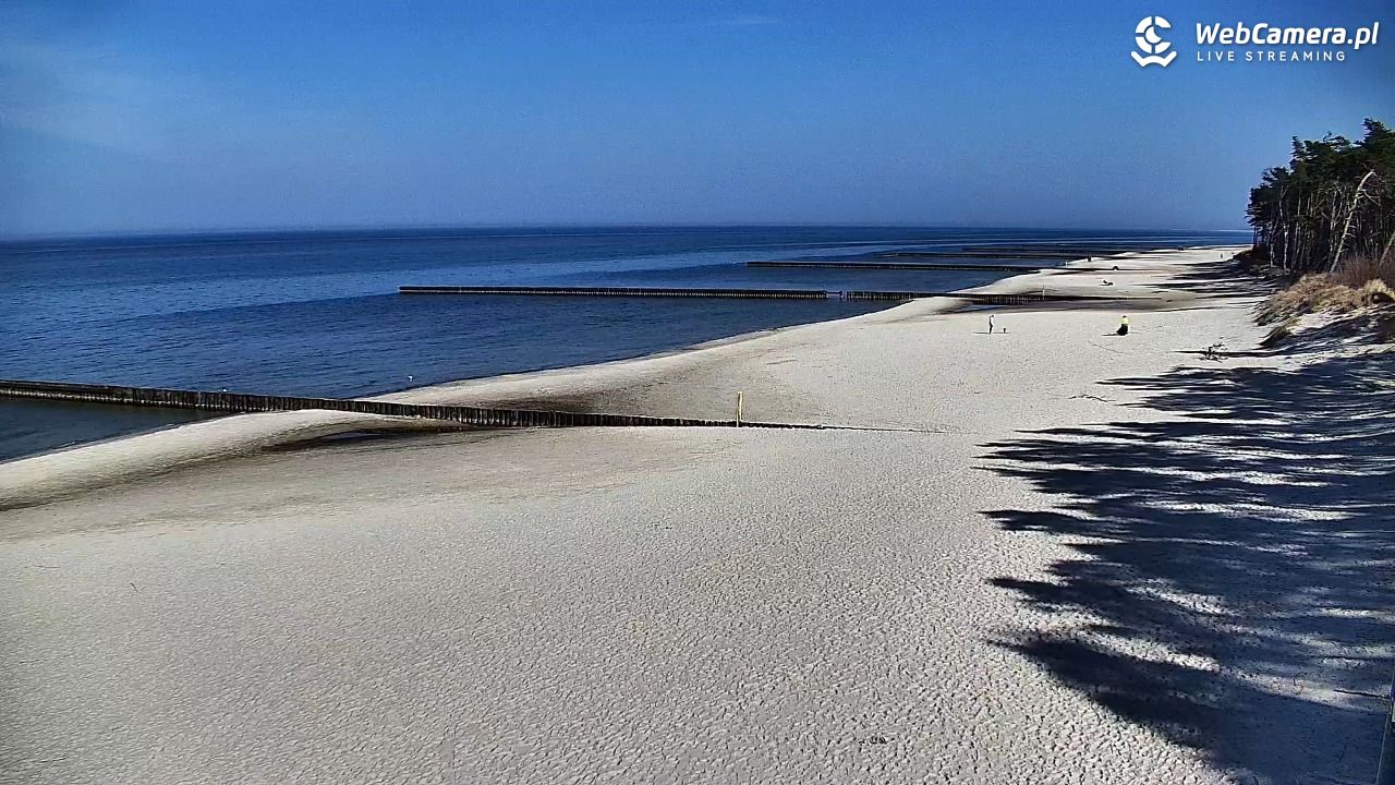 DŹWIRZYNO - widok na plażę - 23 marzec 2026, 13:09