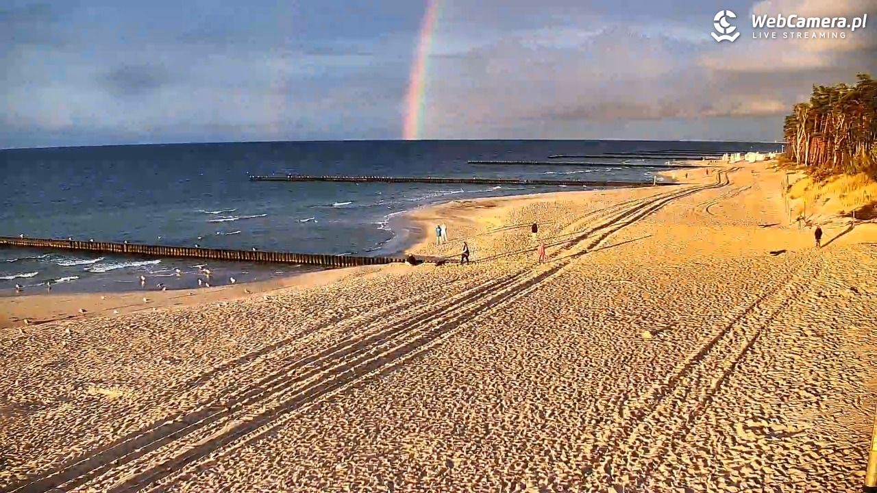 DŹWIRZYNO - widok na plażę - 14 wresień 2025, 18:49
