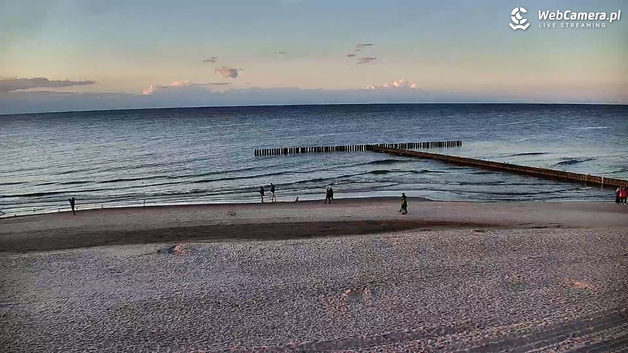 DŹWIRZYNO - widok na plażę - 15 wresień 2025, 18:55