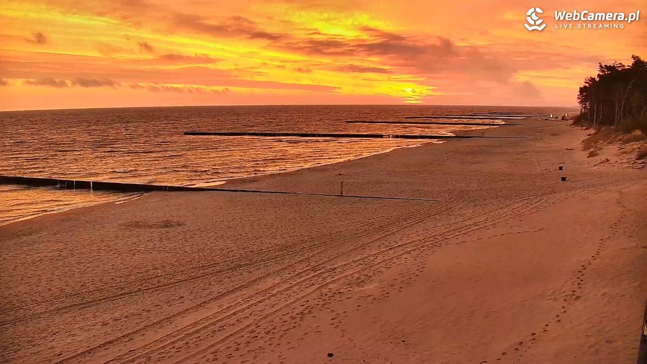 DŹWIRZYNO - widok na plażę - 06 maj 2026, 05:09