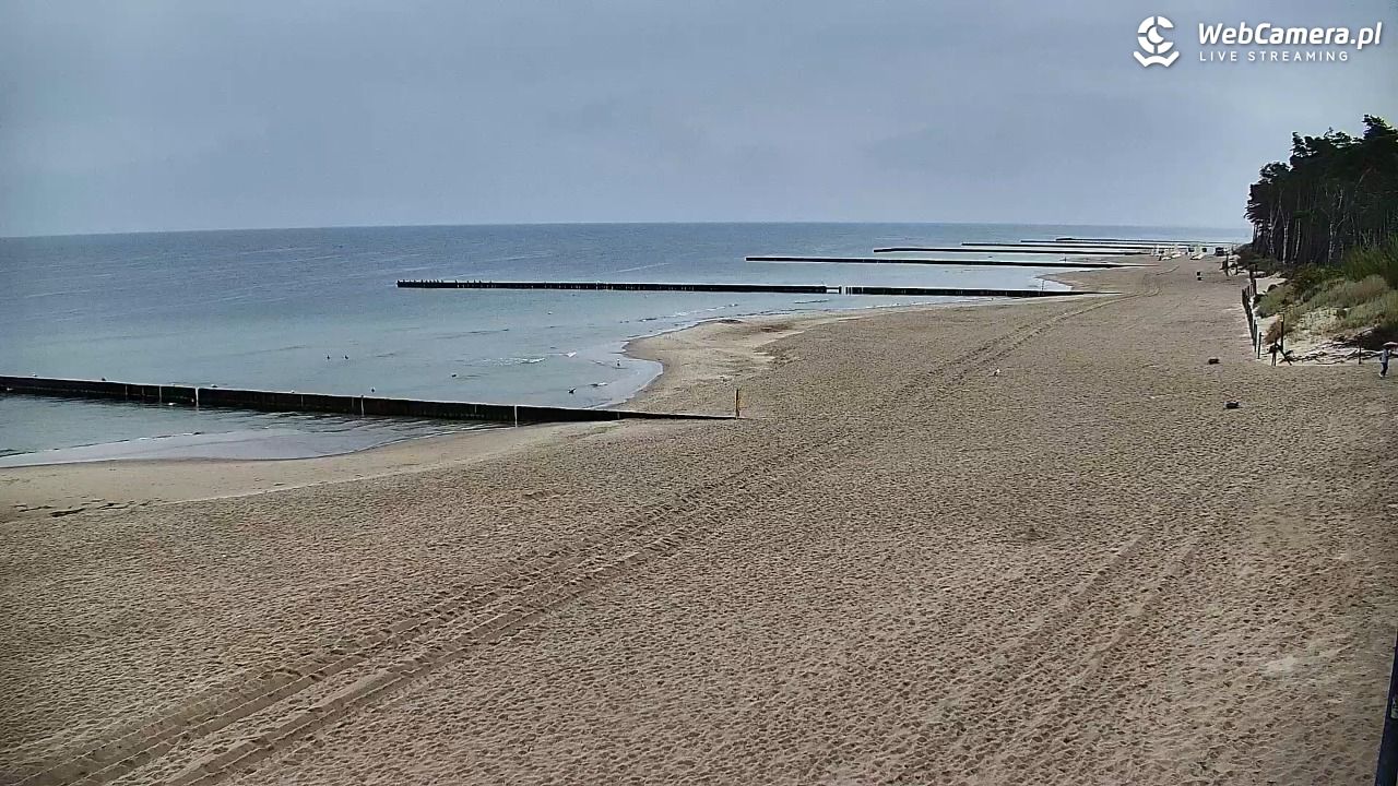 DŹWIRZYNO - widok na plażę - 14 wresień 2025, 14:55