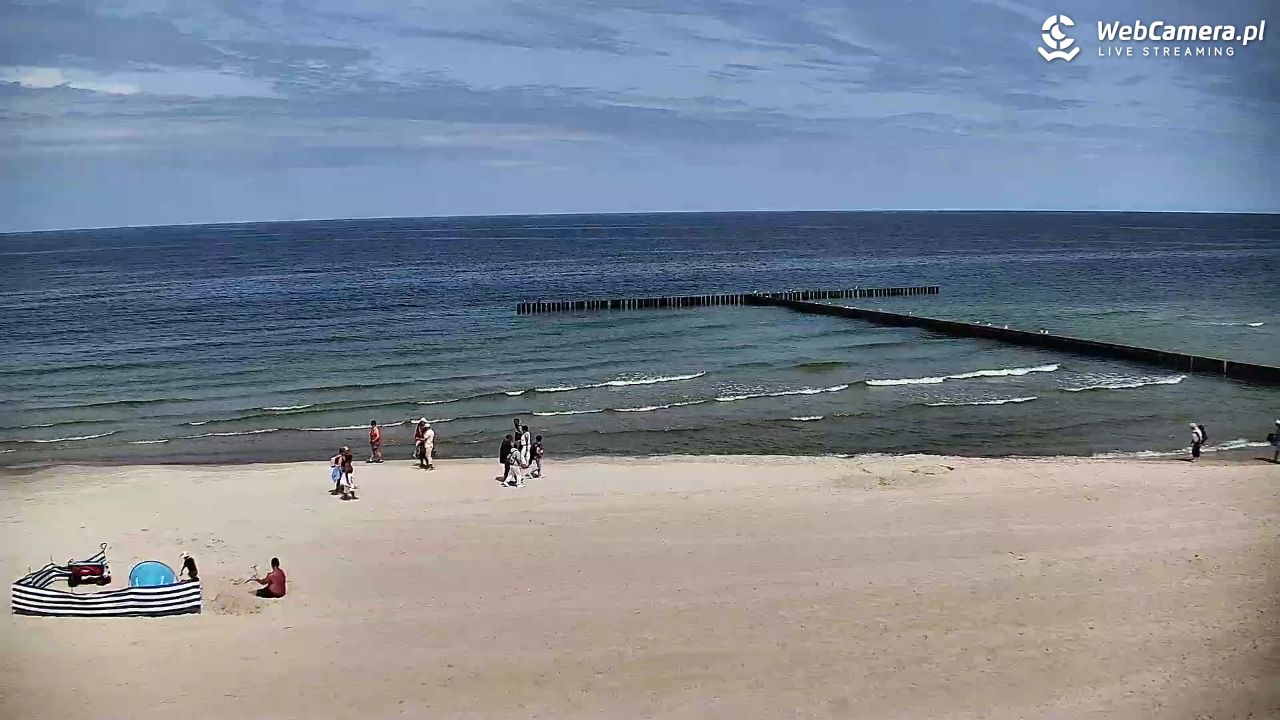 DŹWIRZYNO - widok na plażę - 05 czerwiec 2025, 12:09