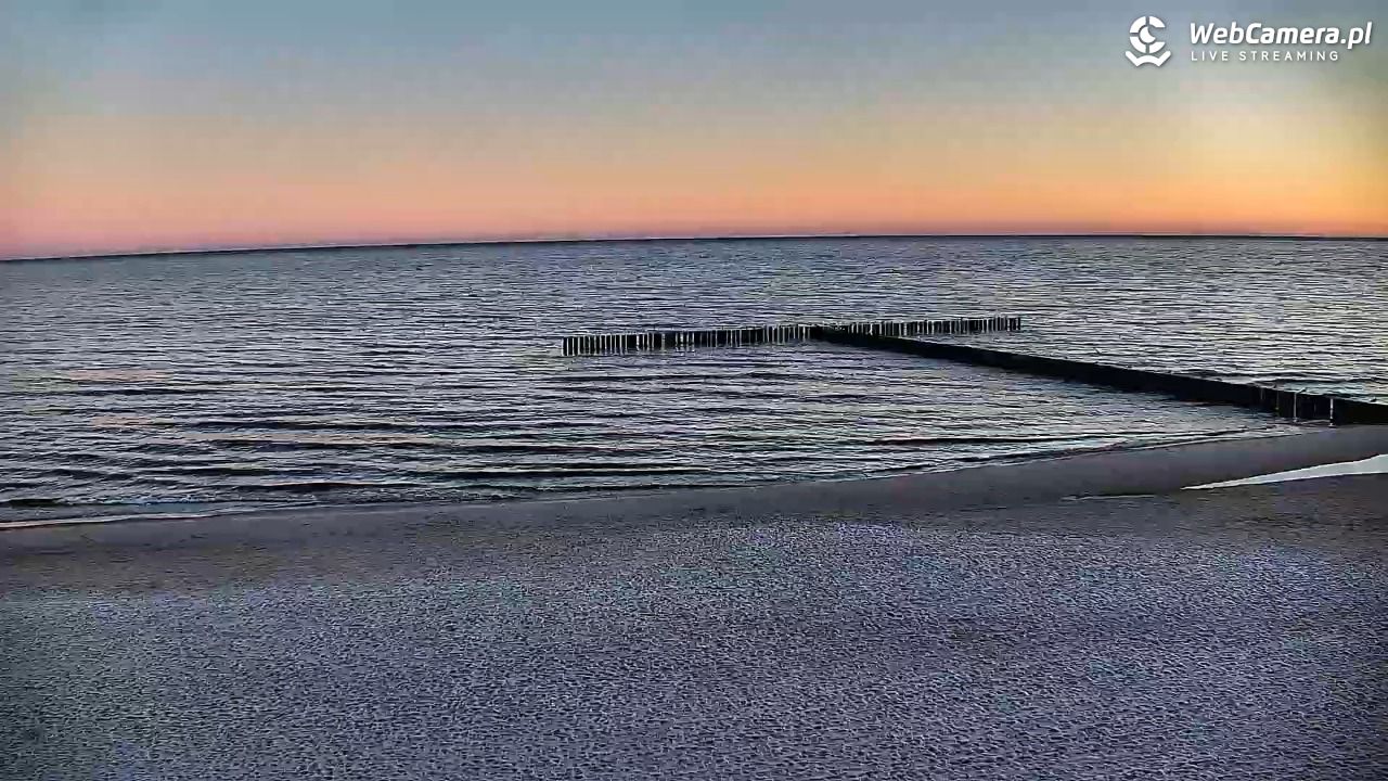 DŹWIRZYNO - widok na plażę - 21 marzec 2026, 06:01