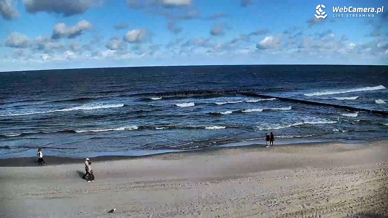 DŹWIRZYNO - widok na plażę - 17 wresień 2026, 10:53