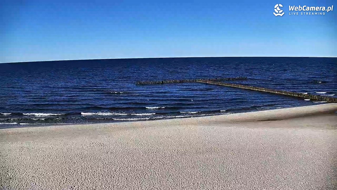 DŹWIRZYNO - widok na plażę - 21 marzec 2026, 15:10