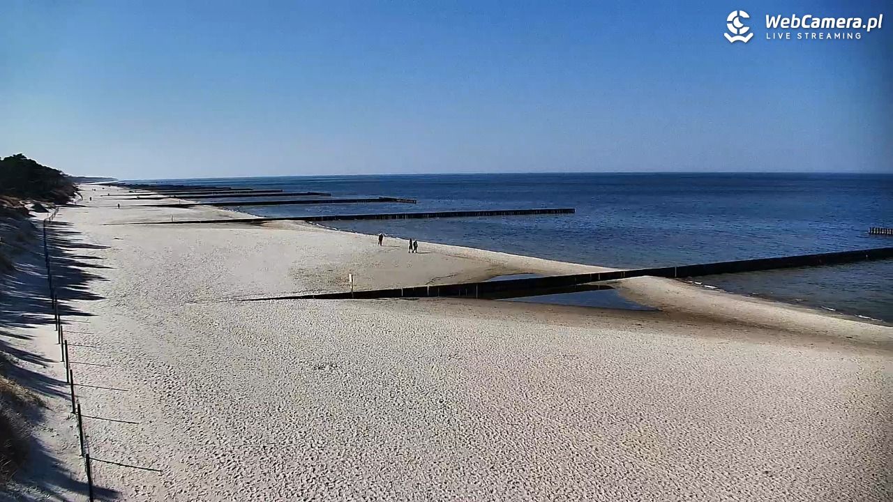 DŹWIRZYNO - widok na plażę - 22 marzec 2026, 12:58