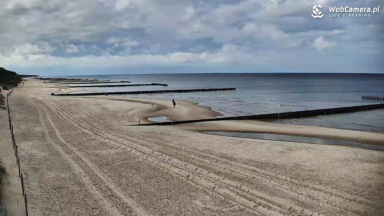 DŹWIRZYNO - widok na plażę - 15 wresień 2025, 14:00