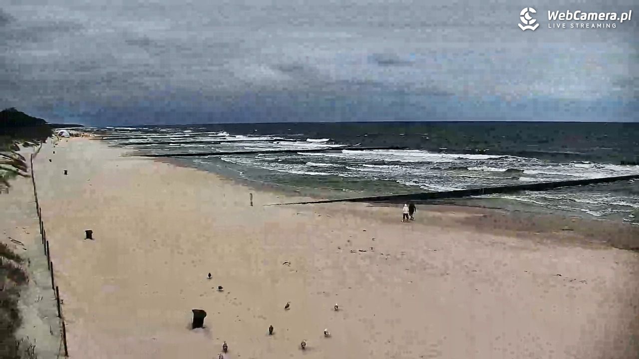 DŹWIRZYNO - widok na plażę - 07 sierpień 2026, 09:54