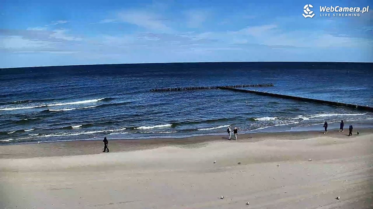 DŹWIRZYNO - widok na plażę - 19 wresień 2026, 12:07