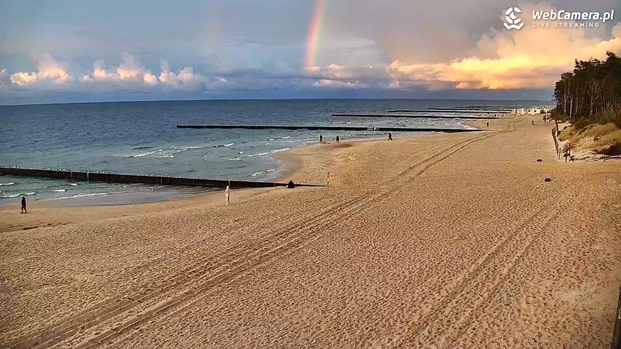 DŹWIRZYNO - widok na plażę - 14 wresień 2025, 18:57