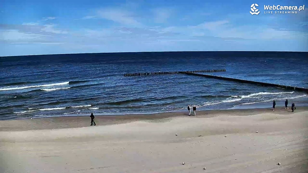 DŹWIRZYNO - widok na plażę - 19 wresień 2026, 12:07