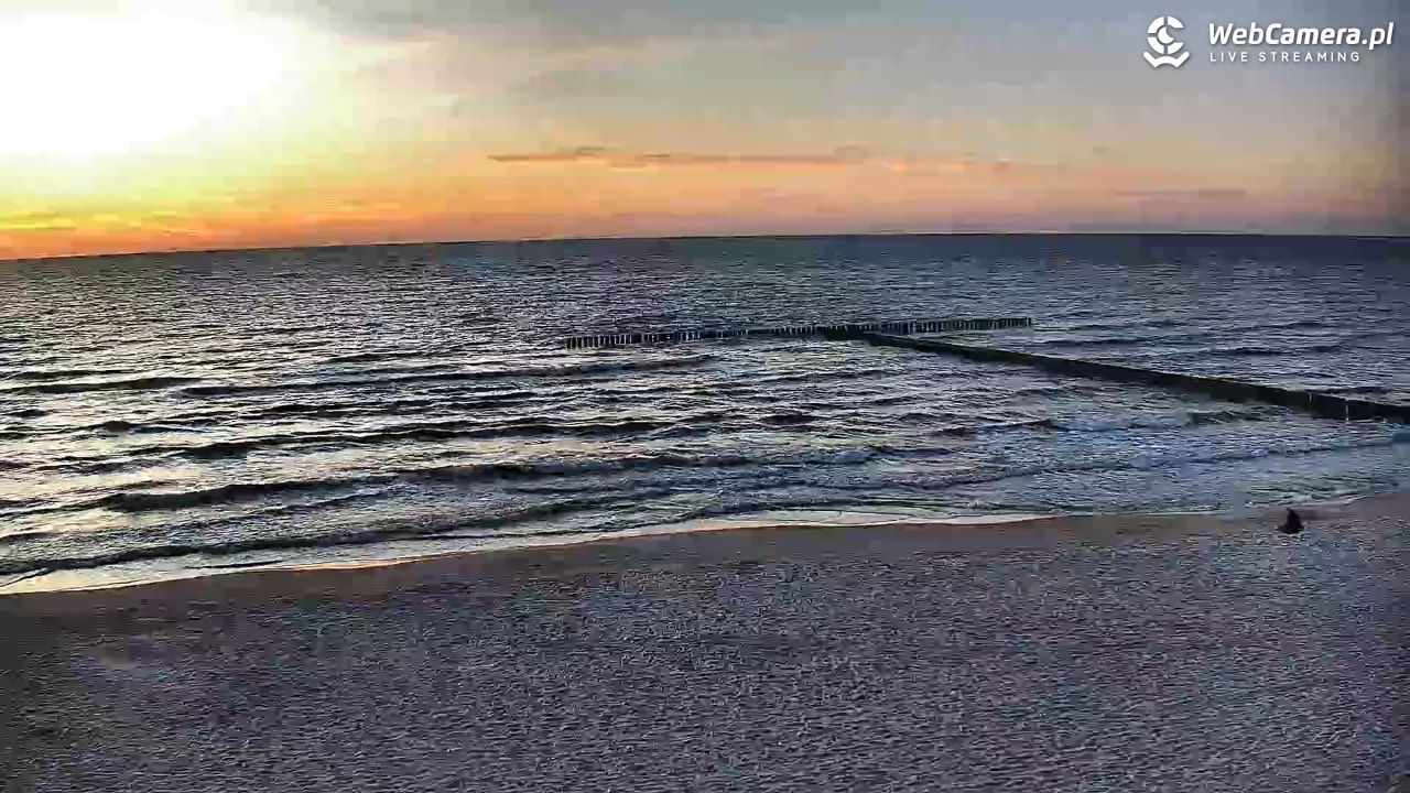 DŹWIRZYNO - widok na plażę - 22 czerwiec 2026, 21:42