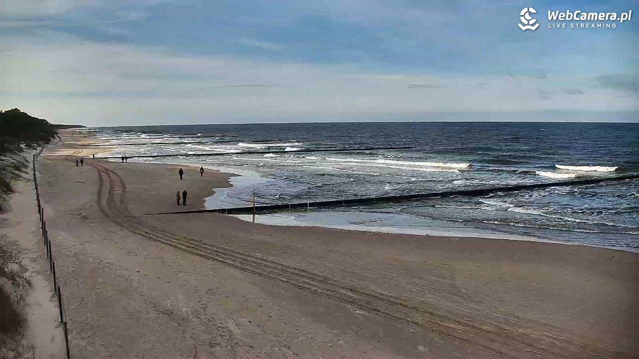 DŹWIRZYNO - widok na plażę - 31 październik 2025, 11:53