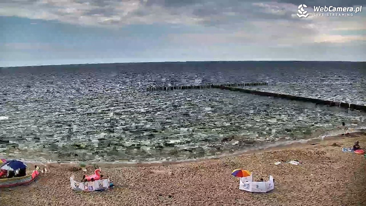 DŹWIRZYNO - widok na plażę - 06 sierpień 2026, 15:04