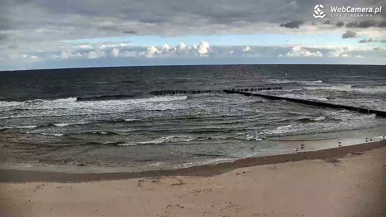 DŹWIRZYNO - widok na plażę - 07 sierpień 2026, 07:35