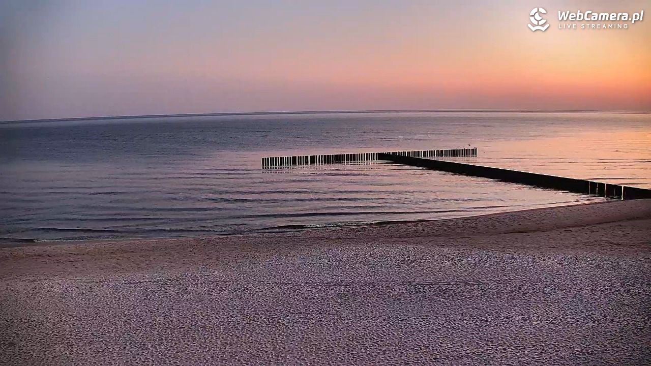 DŹWIRZYNO - widok na plażę - 22 marzec 2026, 05:33