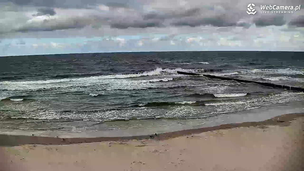 DŹWIRZYNO - widok na plażę - 07 sierpień 2026, 08:52