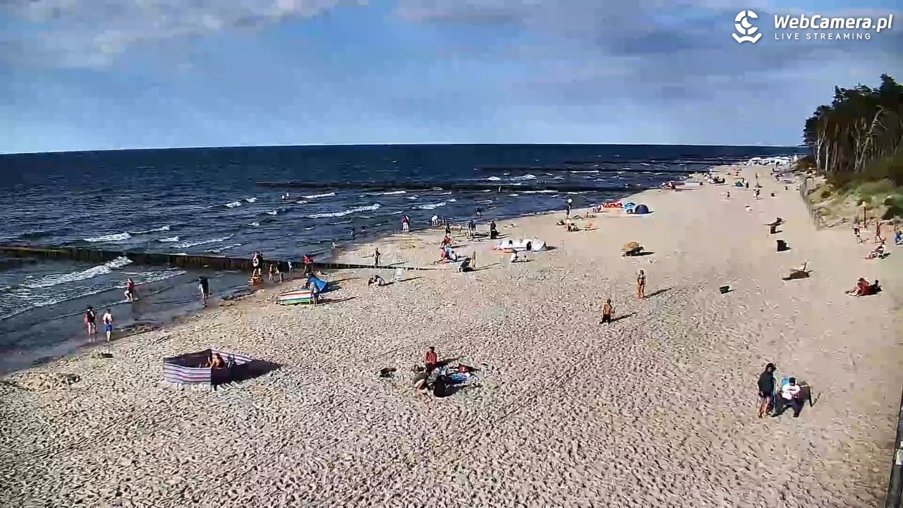 DŹWIRZYNO - widok na plażę - 06 sierpień 2026, 18:16