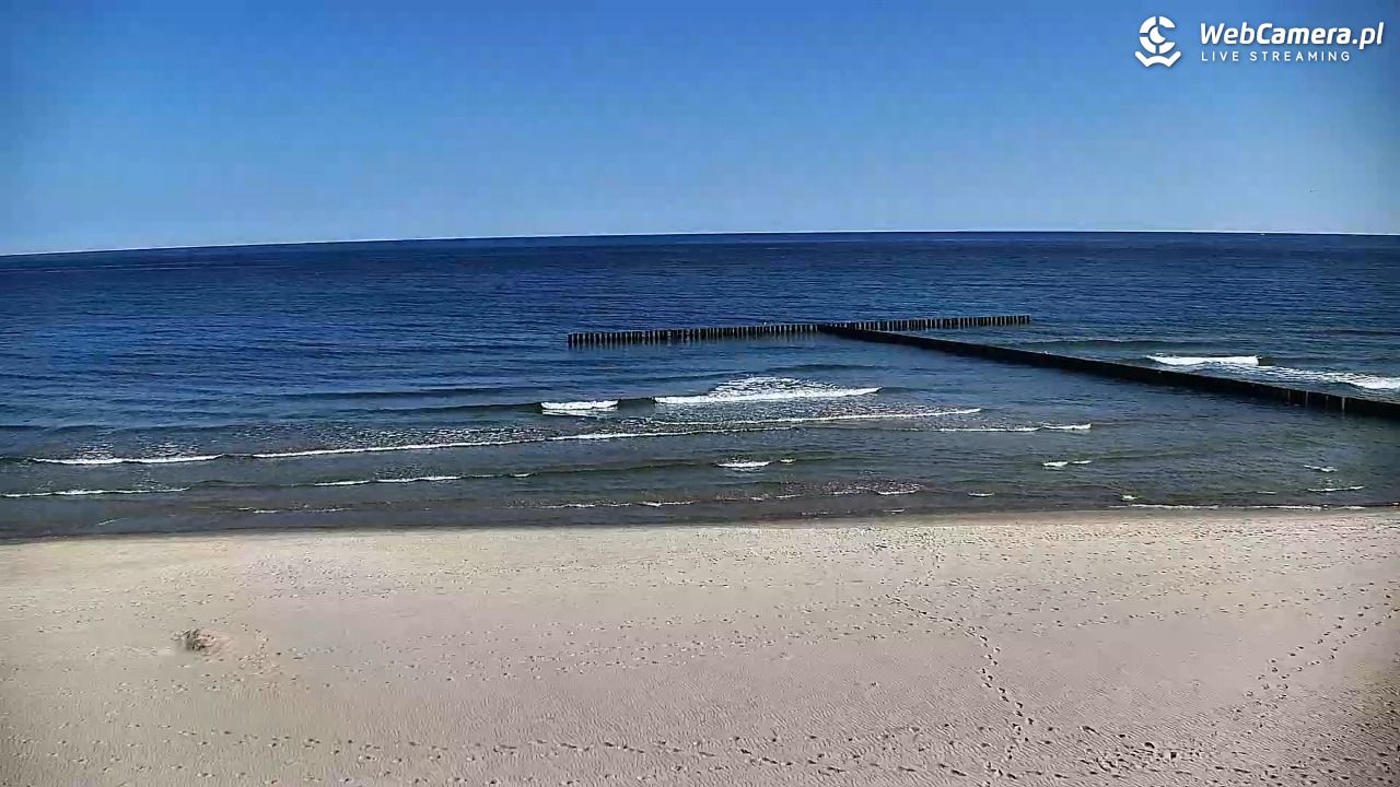 DŹWIRZYNO - widok na plażę - 14 czerwiec 2025, 09:26