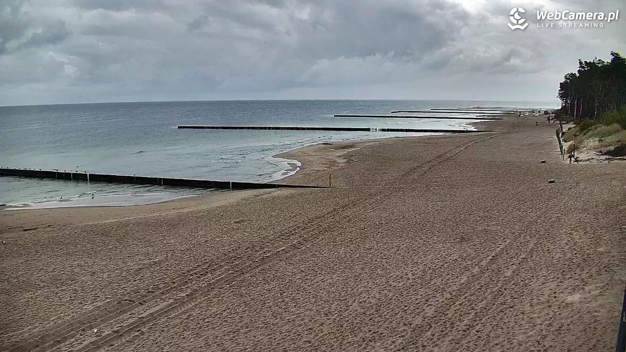 DŹWIRZYNO - widok na plażę - 14 wresień 2025, 17:59