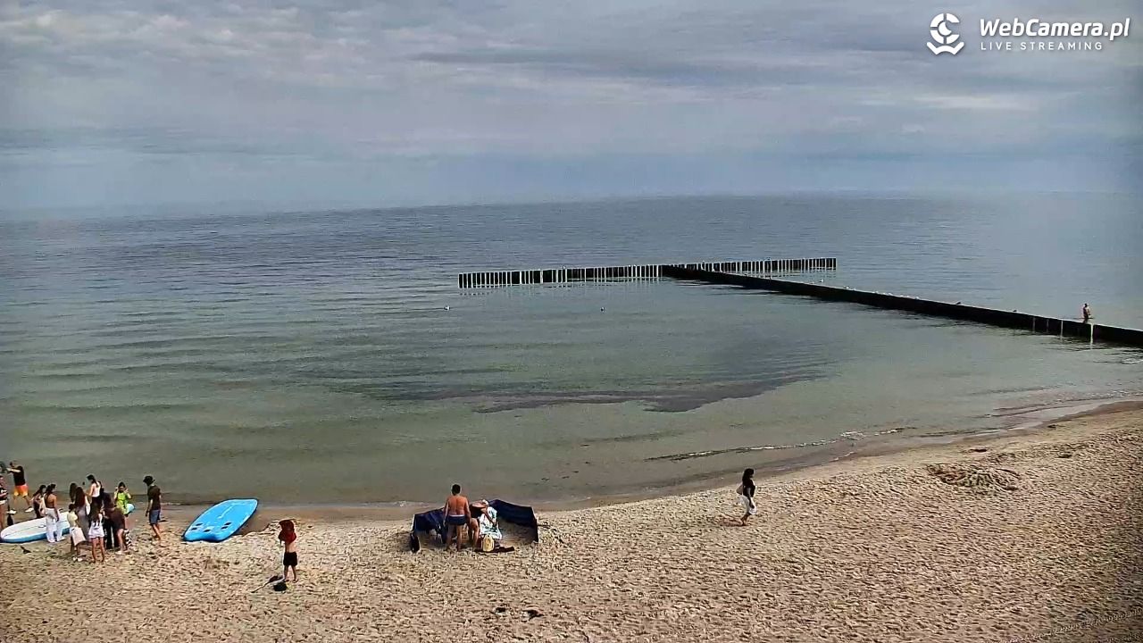 DŹWIRZYNO - widok na plażę - 06 sierpień 2026, 10:17