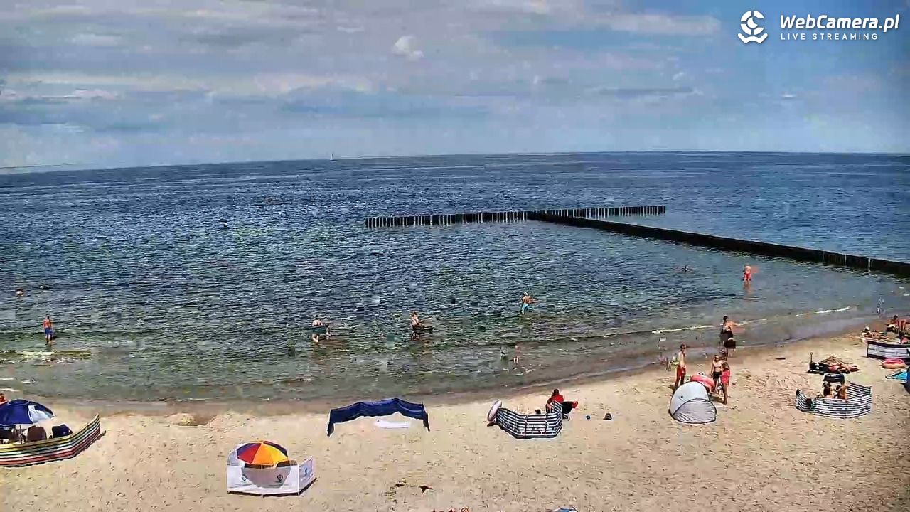 DŹWIRZYNO - widok na plażę - 06 sierpień 2026, 13:11