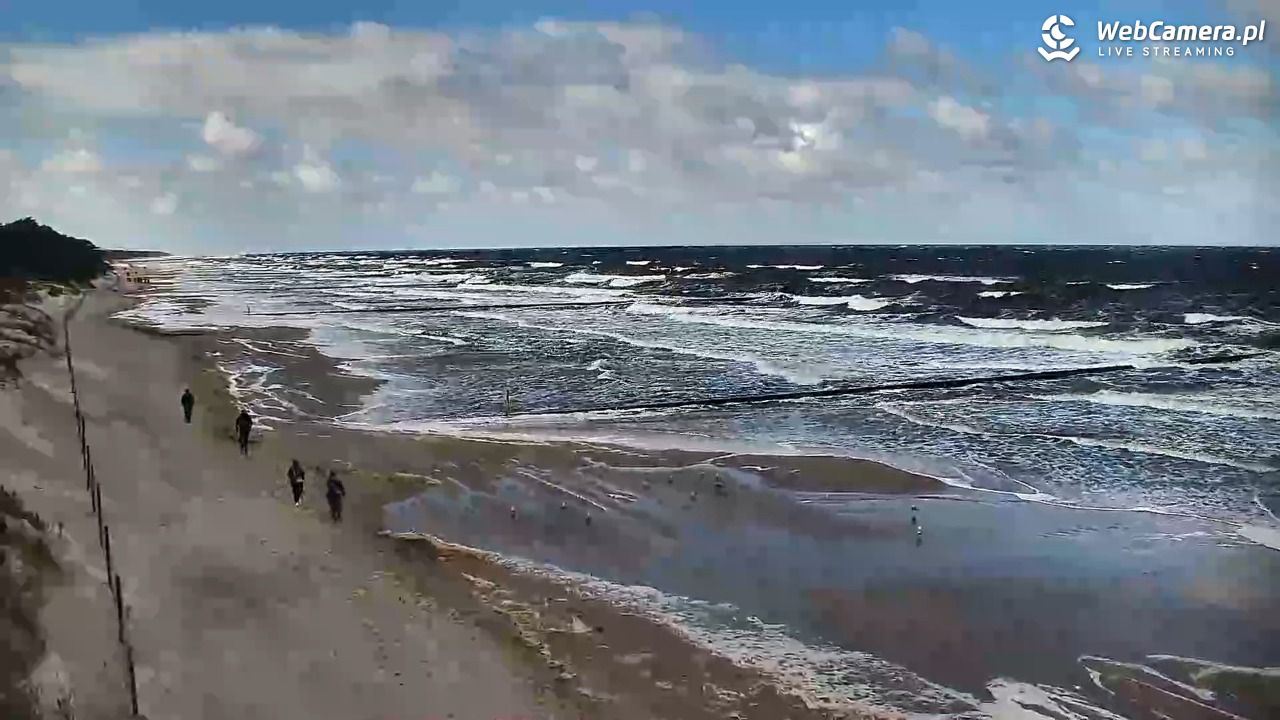 DŹWIRZYNO - widok na plażę - 21 wresień 2026, 11:58