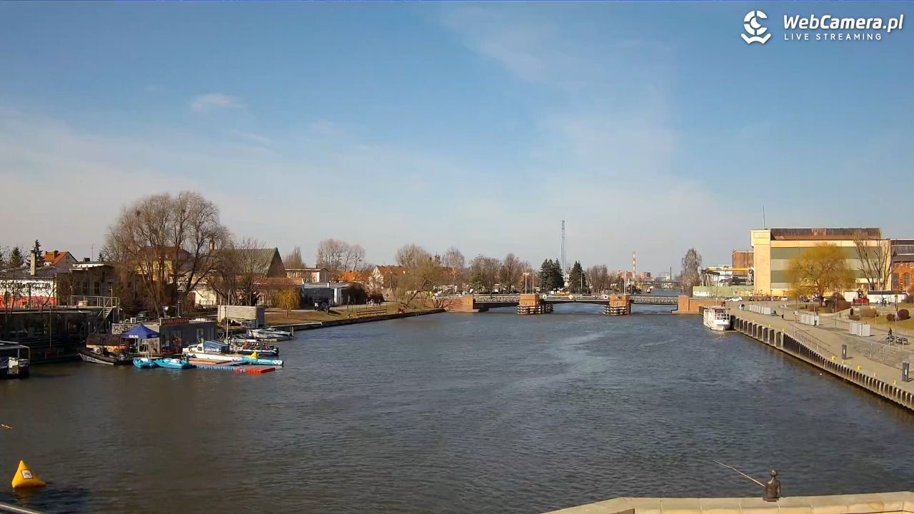 Elbląg - widok na rzekę i Bulwar Zygmunta Augusta NOWOŚĆ - 14 marzec 2026, 13:23