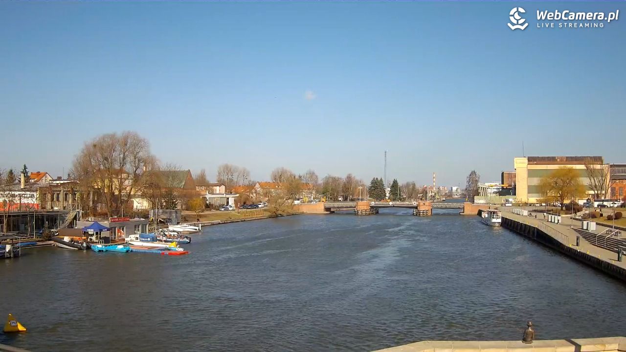 Elbląg - widok na rzekę i Bulwar Zygmunta Augusta NOWOŚĆ - 13 marzec 2026, 10:33