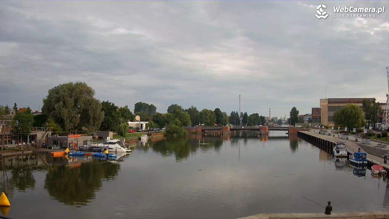 Elbląg - widok na rzekę i Bulwar Zygmunta Augusta NOWOŚĆ - 18 czerwiec 2026, 06:11