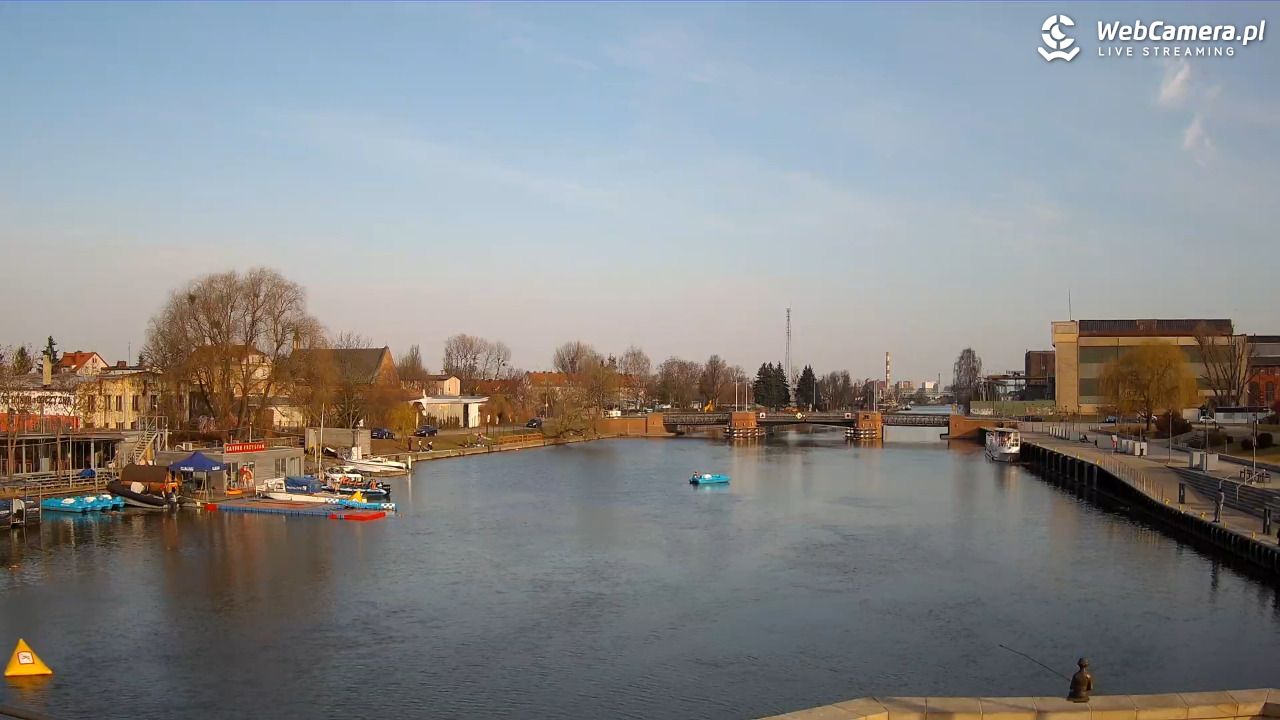Elbląg - widok na rzekę i Bulwar Zygmunta Augusta NOWOŚĆ - 15 marzec 2026, 08:03