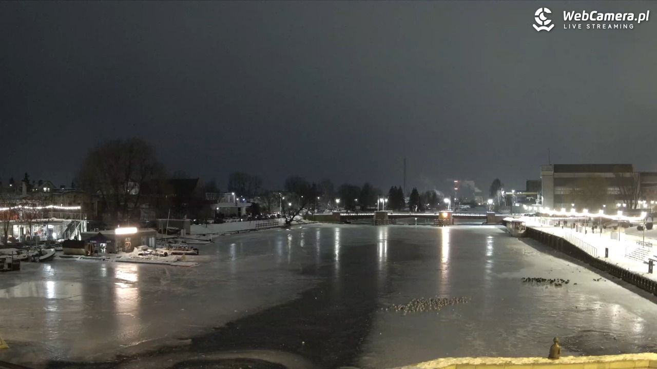 Elbląg - widok na rzekę i Bulwar Zygmunta Augusta NOWOŚĆ - 25 styczeń 2026, 19:56