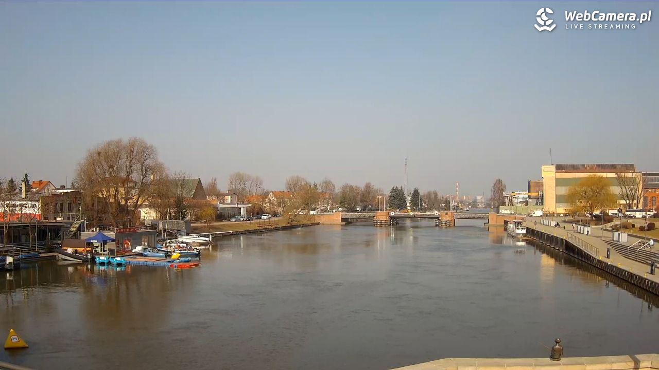 Elbląg - widok na rzekę i Bulwar Zygmunta Augusta NOWOŚĆ - 11 marzec 2026, 11:24