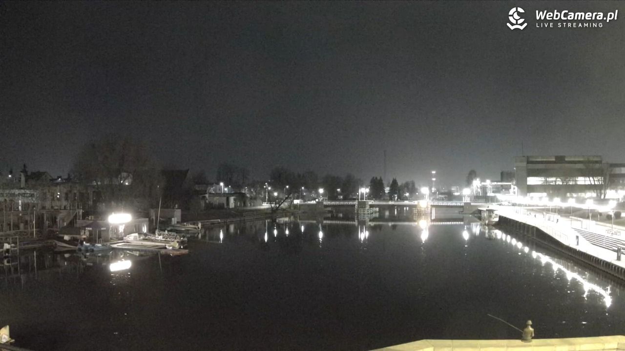 Elbląg - widok na rzekę i Bulwar Zygmunta Augusta NOWOŚĆ - 11 marzec 2026, 23:01