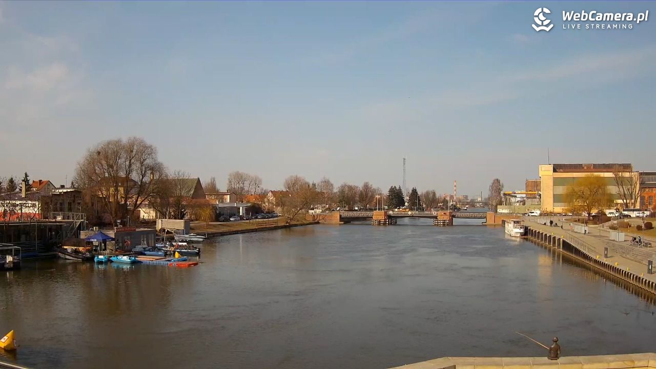 Elbląg - widok na rzekę i Bulwar Zygmunta Augusta NOWOŚĆ - 10 marzec 2026, 13:39