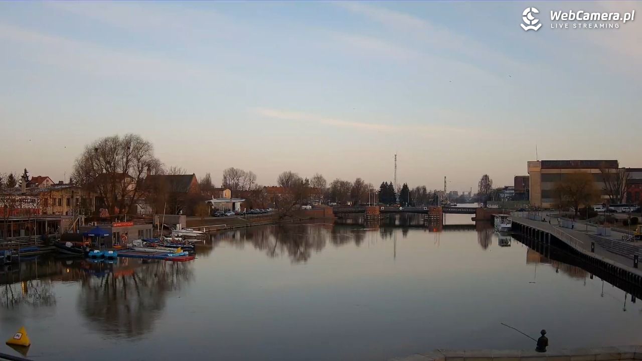 Elbląg - widok na rzekę i Bulwar Zygmunta Augusta NOWOŚĆ - 10 marzec 2026, 06:58