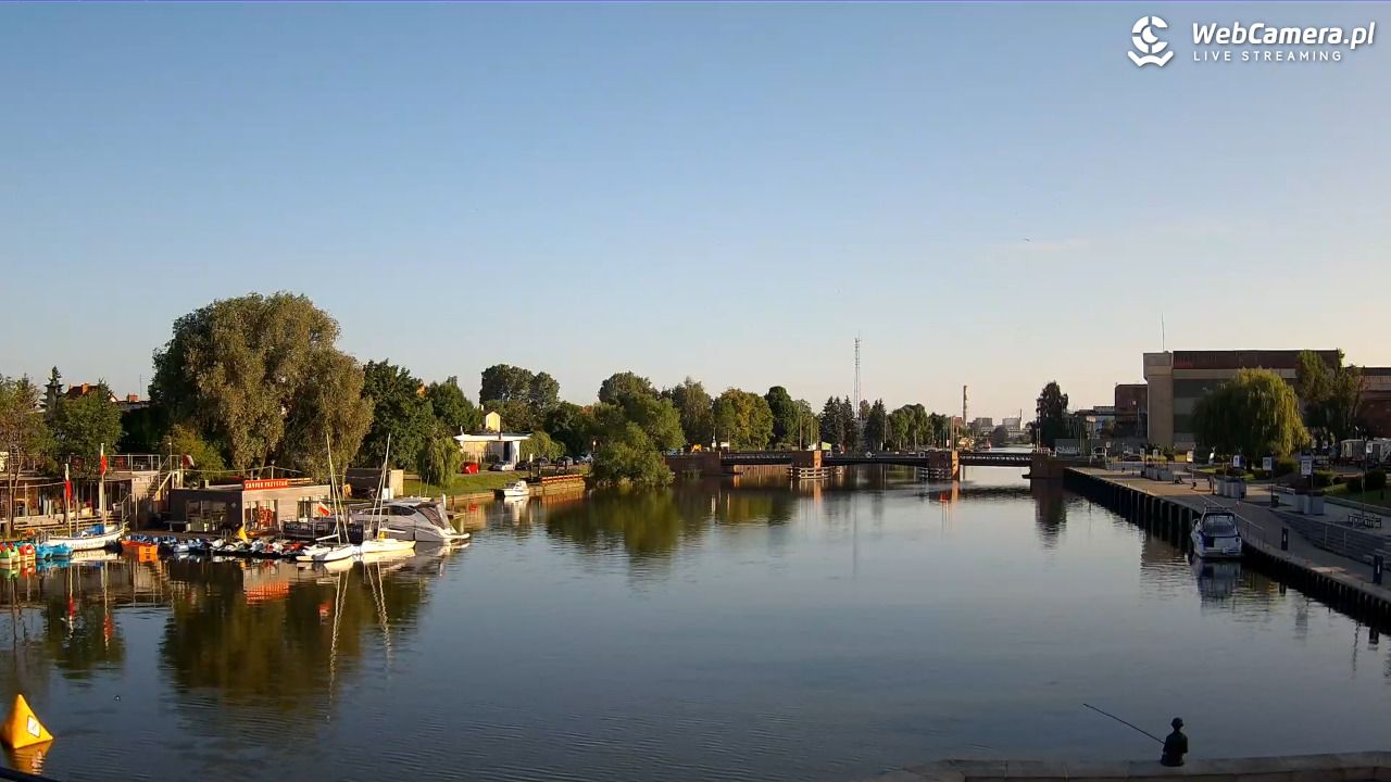 Elbląg - widok na rzekę i Bulwar Zygmunta Augusta NOWOŚĆ - 17 czerwiec 2026, 06:16