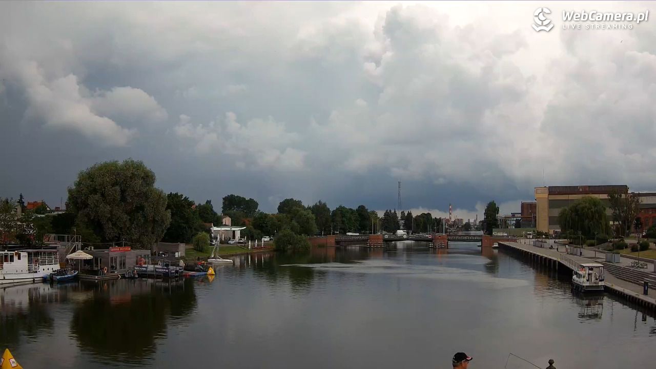 Elbląg - widok na rzekę i Bulwar Zygmunta Augusta NOWOŚĆ - 14 lipiec 2025, 14:20
