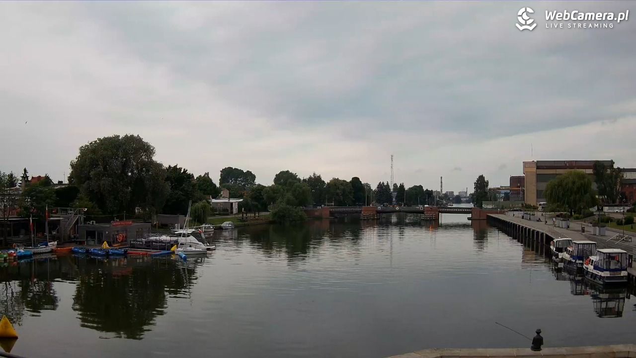 Elbląg - widok na rzekę i Bulwar Zygmunta Augusta NOWOŚĆ - 13 czerwiec 2026, 07:55