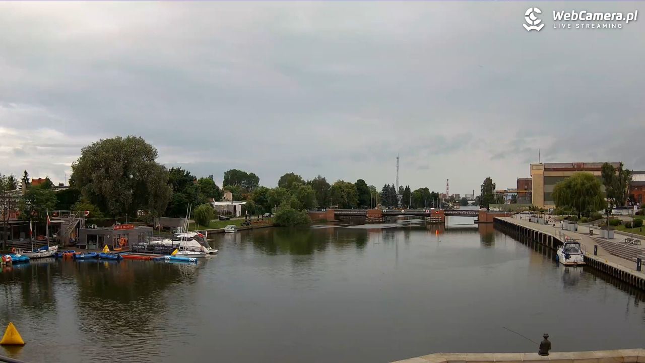 Elbląg - widok na rzekę i Bulwar Zygmunta Augusta NOWOŚĆ - 14 czerwiec 2026, 07:42