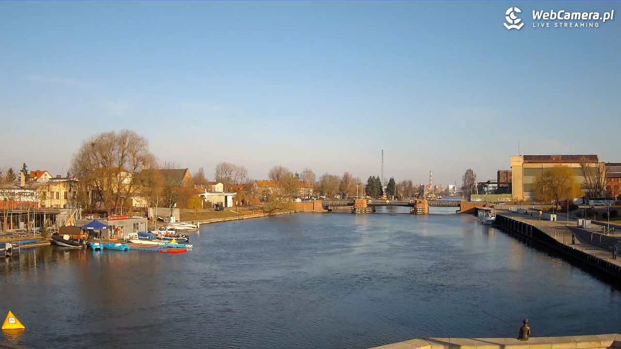 Elbląg - widok na rzekę i Bulwar Zygmunta Augusta NOWOŚĆ - 14 marzec 2026, 08:00