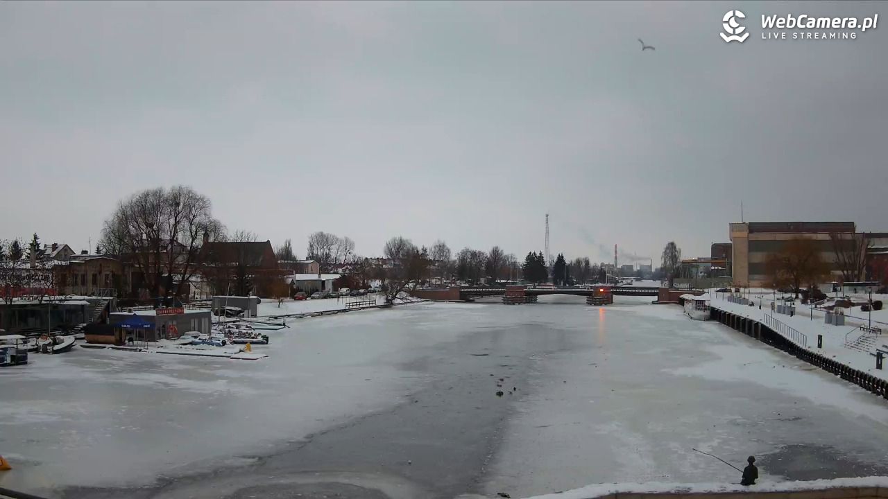 Elbląg - widok na rzekę i Bulwar Zygmunta Augusta NOWOŚĆ - 23 styczeń 2026, 07:43