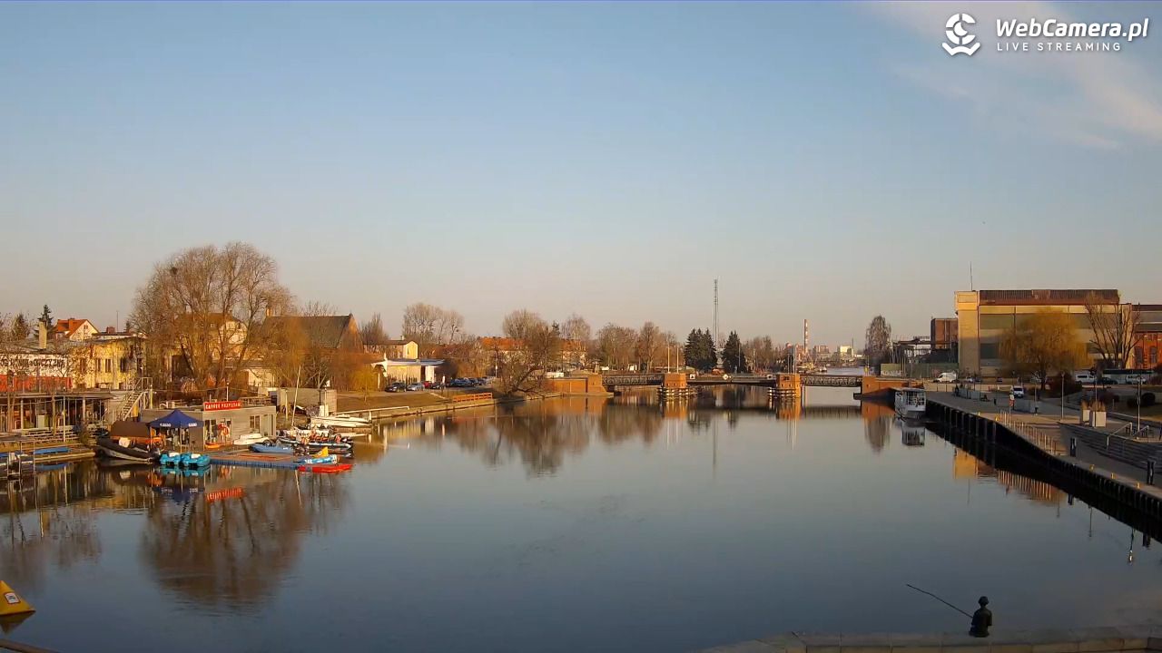 Elbląg - widok na rzekę i Bulwar Zygmunta Augusta NOWOŚĆ - 10 marzec 2026, 07:36