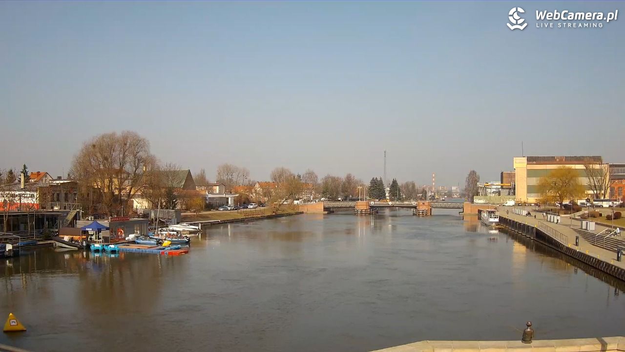 Elbląg - widok na rzekę i Bulwar Zygmunta Augusta NOWOŚĆ - 11 marzec 2026, 11:24