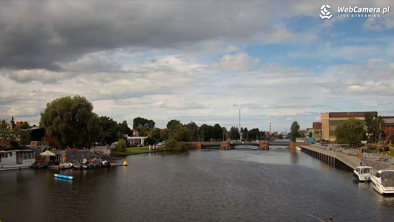 Elbląg - widok na rzekę i Bulwar Zygmunta Augusta NOWOŚĆ - 25 sierpień 2025, 14:38